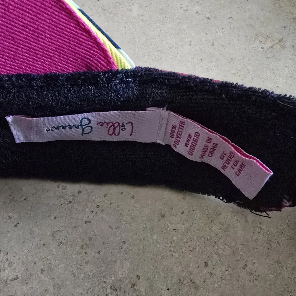 Lilly Green Plaid Fabric Sun Visor - Picture 3 of 4